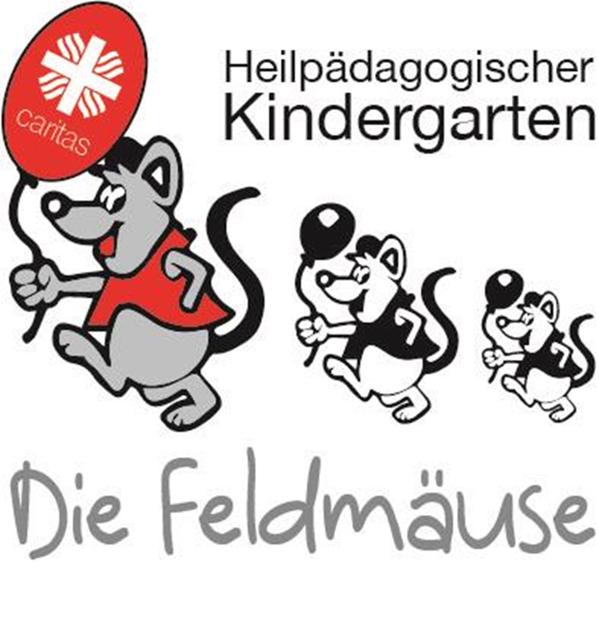 Logo des heilpädagogischen Kindergarten die Feldmäuse