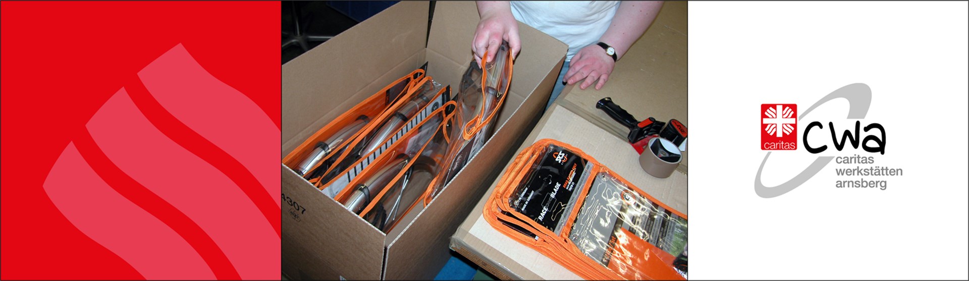 Produktionsbereich Verpackungsarbeiten