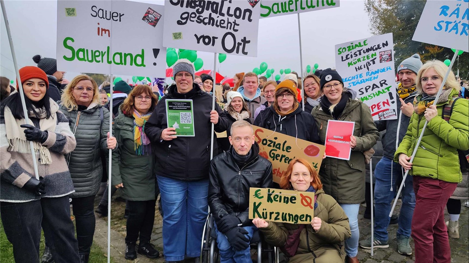 KW46 Demo NRW bleib sozial